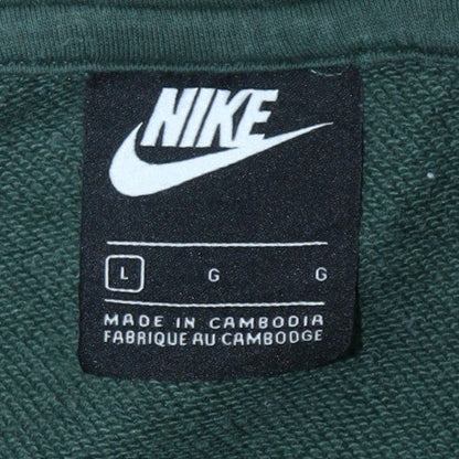 Nike Men's Green Camouflage Pullover Hoodie Size L