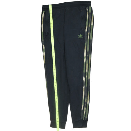 Adidas Men's Black Jogger Trousers M Camouflage Stripe