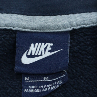 Nike Men's Blue Full Zip Hoodie M Fleece Sweatshirt