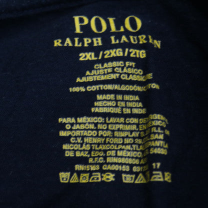 Ralph Lauren Men’s Blue 2XL Classic Fit Cotton Crew Neck T-Shirt
