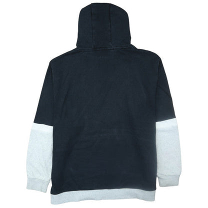 FILA Men's Black Grey 7XL Pullover Hoodie Big & Tall Logo Sweatshirt