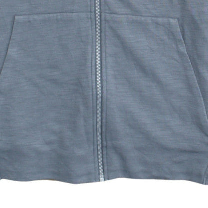 Nike Men's Grey Full Zip Hoodie XL Regular Fit Cotton Blend