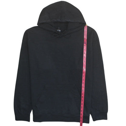 Nirvana Women's Black Pullover Hoodie Small Graphic Print Cotton Blend
