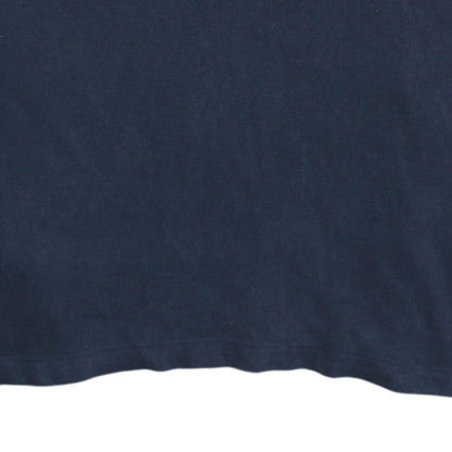 Ralph Lauren Men’s Blue Cotton 1/4 Zip Collared Jumper Size L