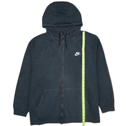 Nike Men's Black 3XL Full Zip Hoodie Sweatshirt Fleece