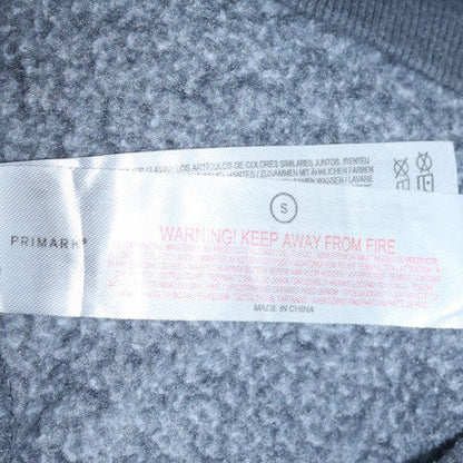 Primark Women’s Grey Nirvana Pullover Hoodie Size S Graphic Print