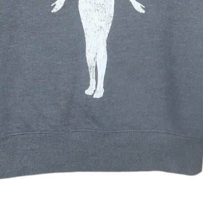 Primark Women’s Grey Nirvana Pullover Hoodie Size S Graphic Print