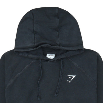 Gymshark Mens Black Pullover Hoodie Size S Regular Fit