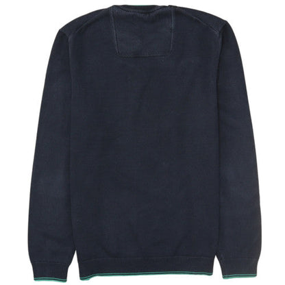 Hugo Boss Mens Navy Crew Neck Sweatshirt M Classic Fit Cotton