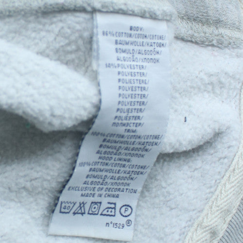 Ralph Lauren Men's Grey Full Zip Hoodie M Fleece Cotton