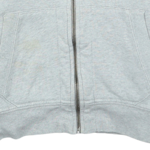 Ralph Lauren Men's Grey Full Zip Hoodie M Fleece Cotton