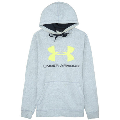 Under Armour Men's Grey Logo Pullover Hoodie Size S