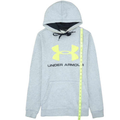 Under Armour Men's Grey Logo Pullover Hoodie Size S