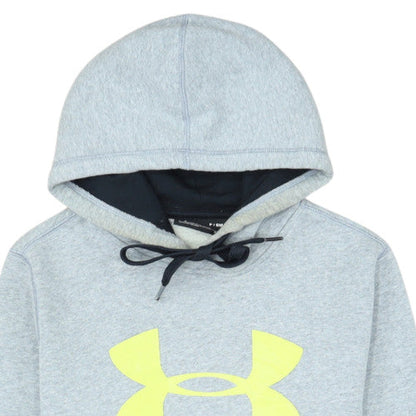 Under Armour Men's Grey Logo Pullover Hoodie Size S