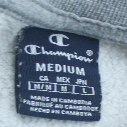 Champion Men's Grey Medium Pullover Crew Neck Sweatshirt