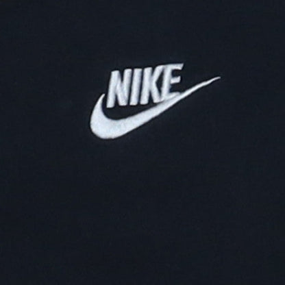 Nike Men Black 1/2 Zip Fleece Sweatshirt L Regular Sportswear