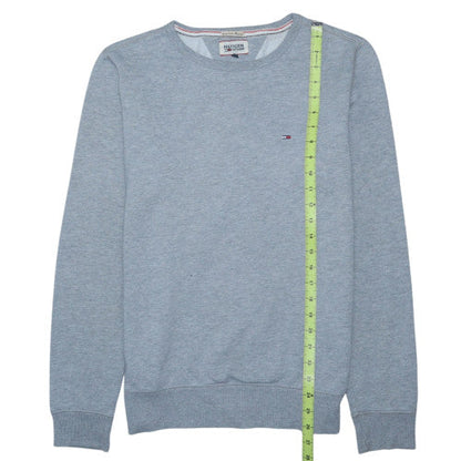 Hilfiger Denim Men's Grey Crew Neck Sweatshirt Small