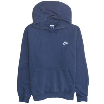 Nike Men's Blue Pullover Hoodie L Sports Fleece Sweatshirt
