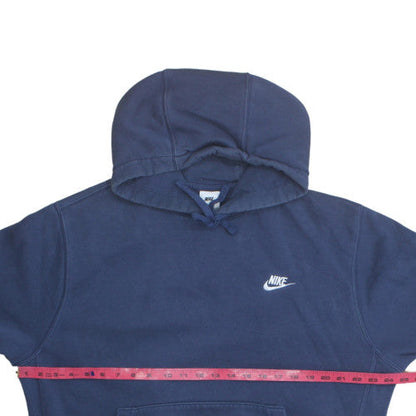 Nike Men's Blue Pullover Hoodie L Sports Fleece Sweatshirt