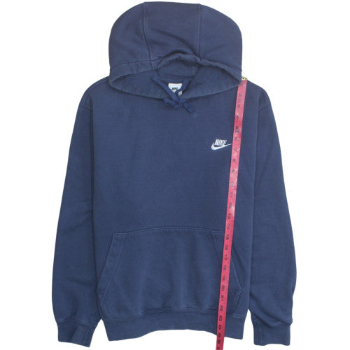 Nike Men's Blue Pullover Hoodie L Sports Fleece Sweatshirt