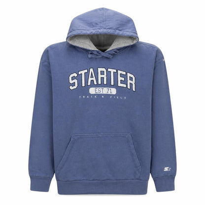Starter Men's Blue Pullover Hoodie M Regular Fit Sports Style