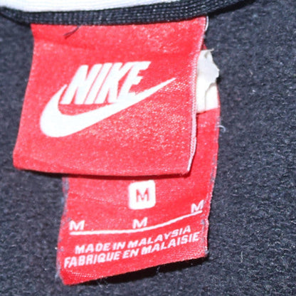 Nike Men's Black Pullover Hoodie M Logo Fleece Sweatshirt