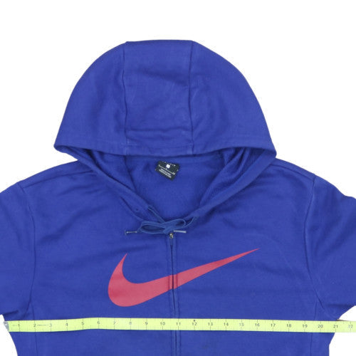 Nike Men's Blue Full Zip Dri-Fit Hoodie S Sportswear