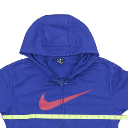 Nike Men's Blue Full Zip Dri-Fit Hoodie S Sportswear