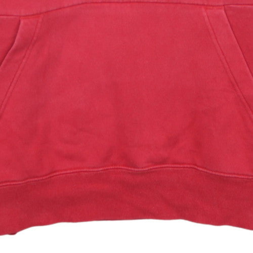 Jordan Men's Red Pullover Hoodie Medium Regular Fit Fleece