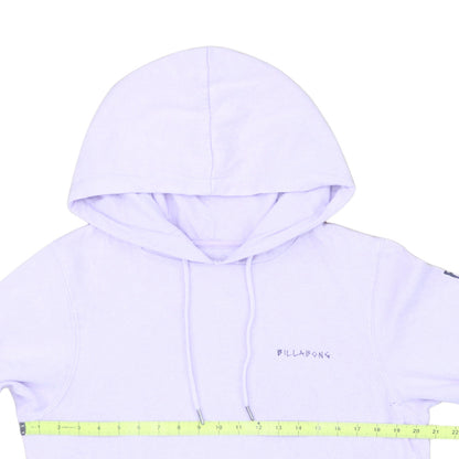 Billabong Women's Purple Hoodie Size 12 Pullover Graphic Print
