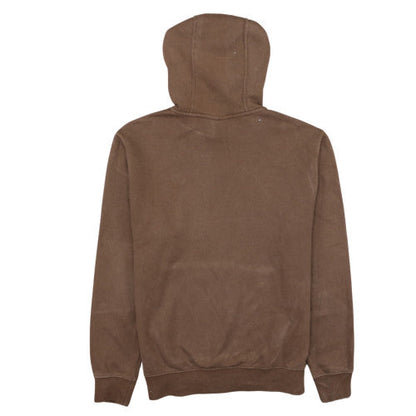 Nike Men's Brown Pullover Hoodie M Fleece Logo Sweatshirt