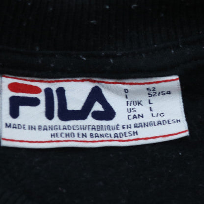Fila Men's Blue Crew Neck Logo Pullover Sweatshirt Size L