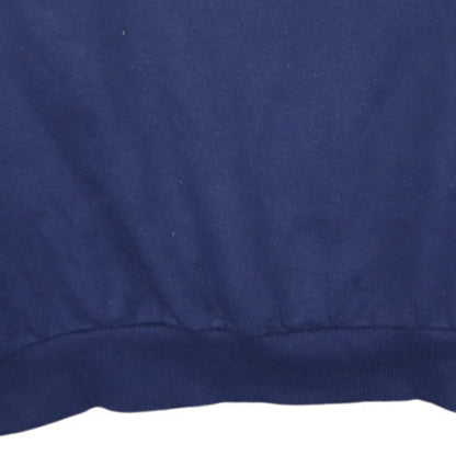 Fila Men's Blue Crew Neck Logo Pullover Sweatshirt Size L