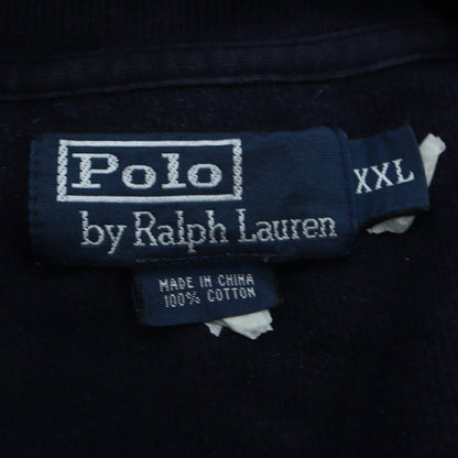 Ralph Lauren Men’s Blue Full Zip Cotton Jumper 2XL High Neck