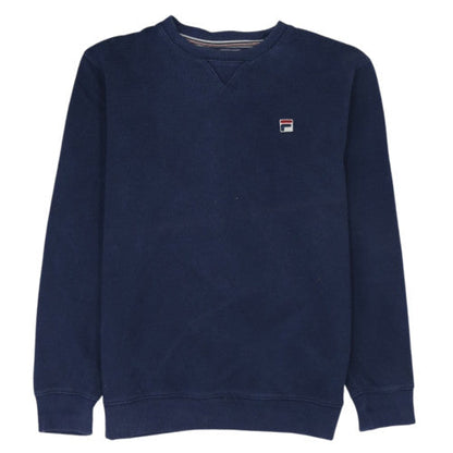 Fila White Line Men's Blue Crew Neck Sweatshirt Size L