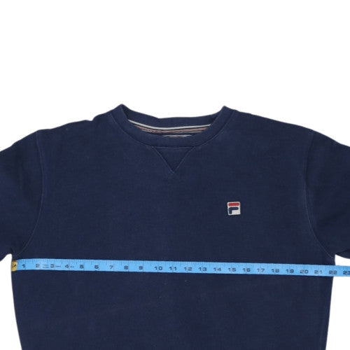 Fila White Line Men's Blue Crew Neck Sweatshirt Size L