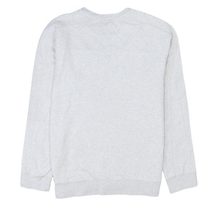 Calvin Klein Jeans Men's Grey Logo Crew Neck Cotton Sweatshirt L