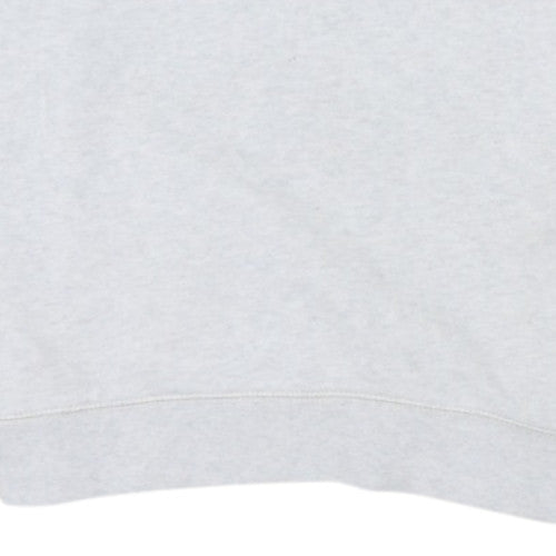 Calvin Klein Jeans Men's Grey Logo Crew Neck Cotton Sweatshirt L