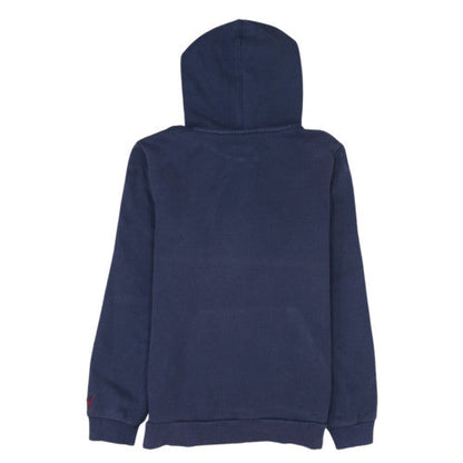 Puma Boys Navy Blue Pullover Hoodie Size 14 XL 154cm Cotton Blend Logo Print
