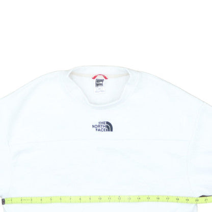 The North Face Womens White Fleece Pullover Sweatshirt M Regular Fit