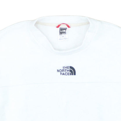 The North Face Womens White Fleece Pullover Sweatshirt M Regular Fit