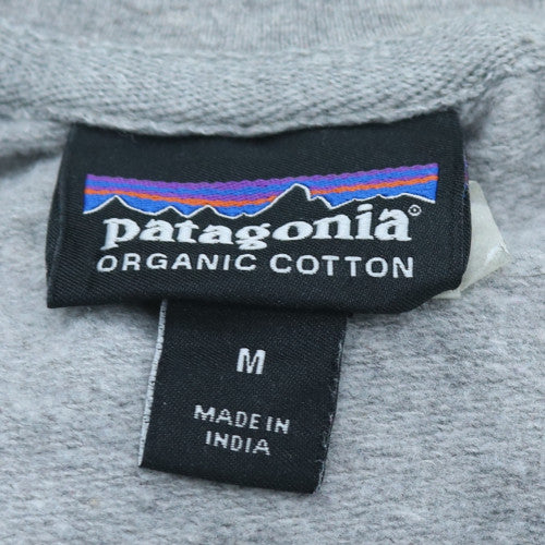 Patagonia Mens Grey Organic Cotton Pullover Sweatshirt M