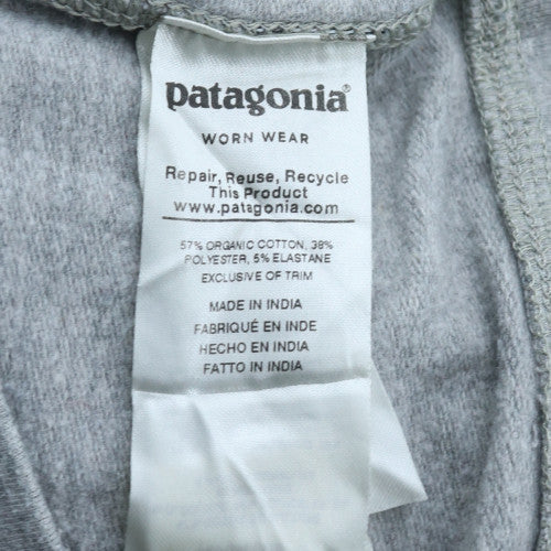 Patagonia Mens Grey Organic Cotton Pullover Sweatshirt M
