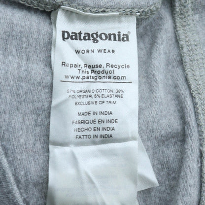 Patagonia Mens Grey Organic Cotton Pullover Sweatshirt M