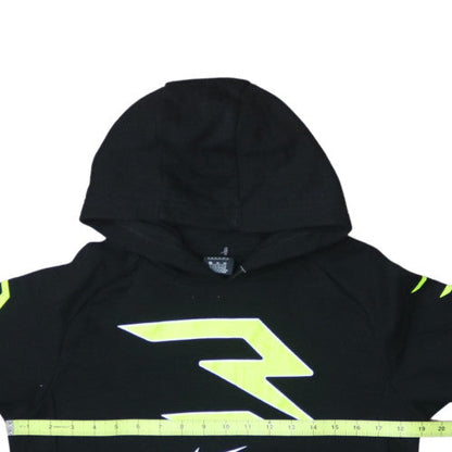 Nike 3Brand Boys Black Pullover Hoodie XL 13-15 Years Graphic Print