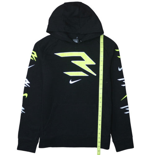 Nike 3Brand Boys Black Pullover Hoodie XL 13-15 Years Graphic Print