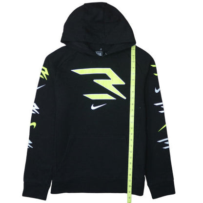 Nike 3Brand Boys Black Pullover Hoodie XL 13-15 Years Graphic Print