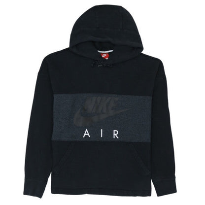 Nike Mens Black Hoodie Pullover Small Fleece Logo Air Sweatshirt