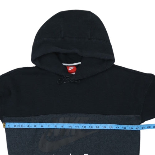 Nike Mens Black Hoodie Pullover Small Fleece Logo Air Sweatshirt