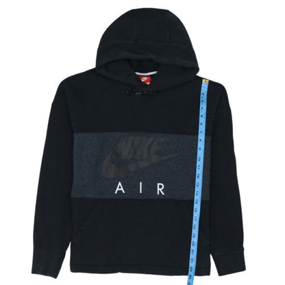 Nike Mens Black Hoodie Pullover Small Fleece Logo Air Sweatshirt
